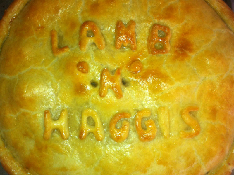 Celebrate Burns with a Lamb 'n' Haggis pie.