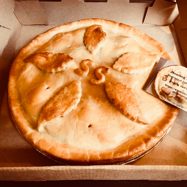 Steak Red Wine and Stilton Pie